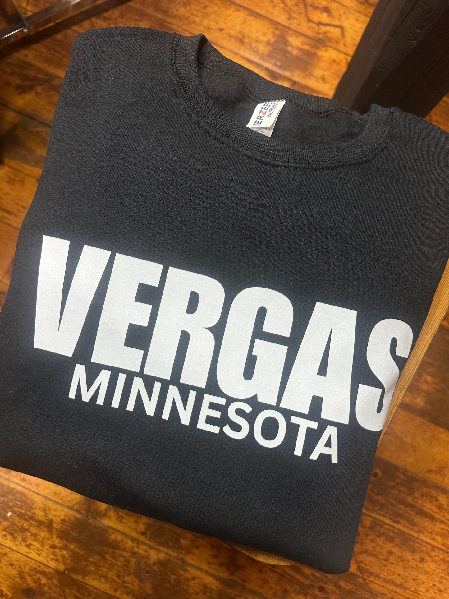 Black & White Vergas Crewneck