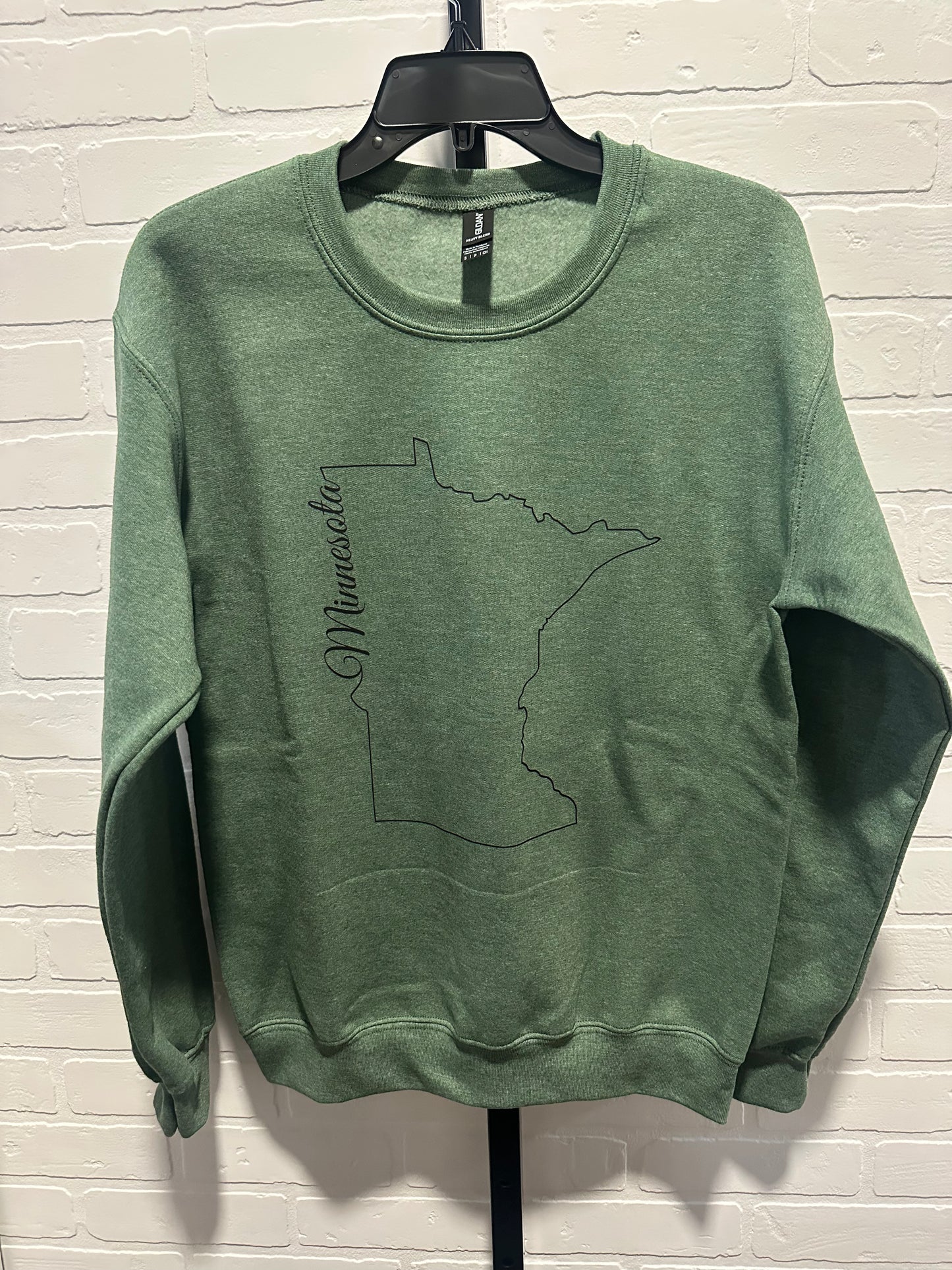 Green & Black MN Crewneck