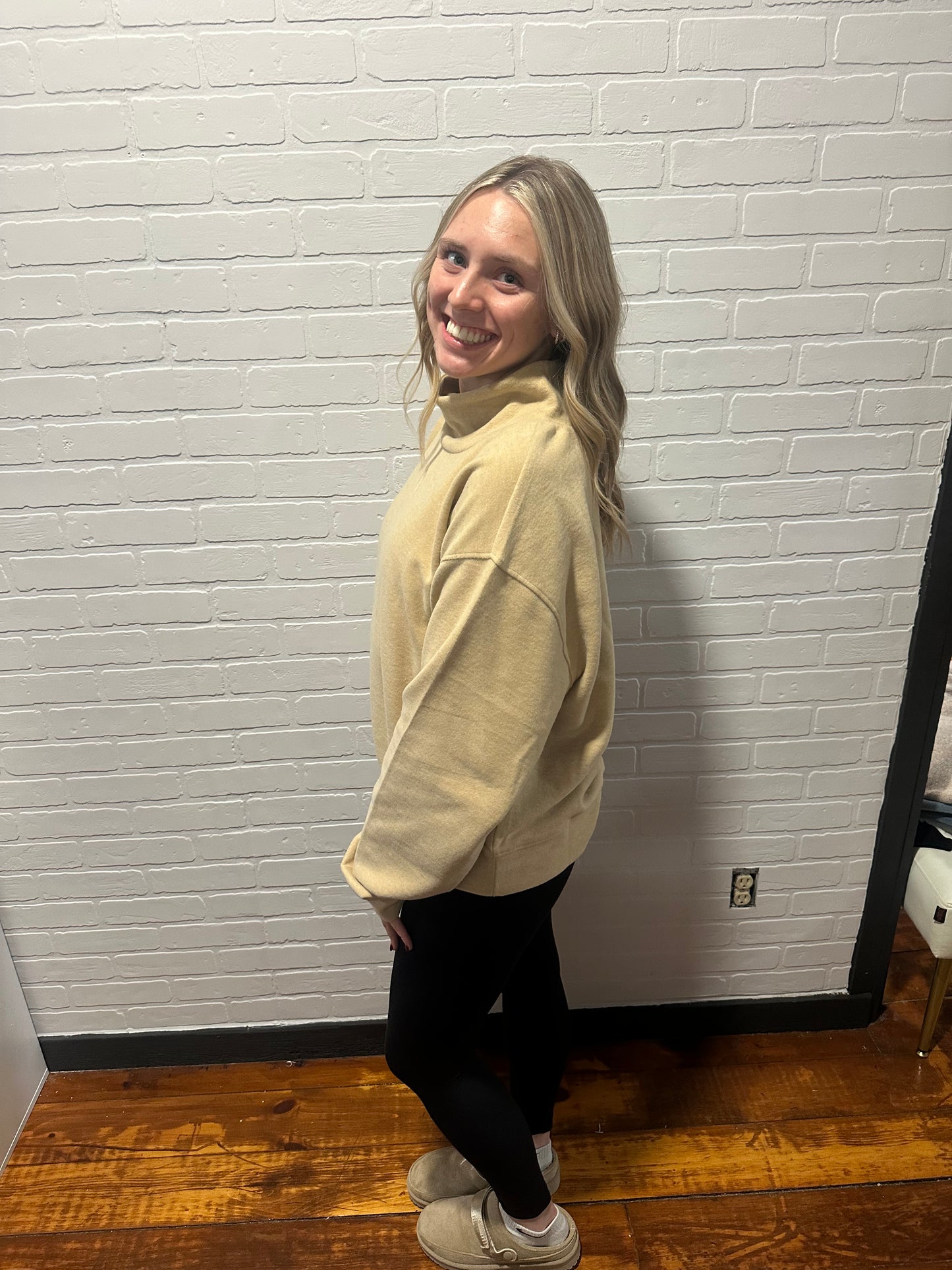 Funnel Neck Sweatshirt