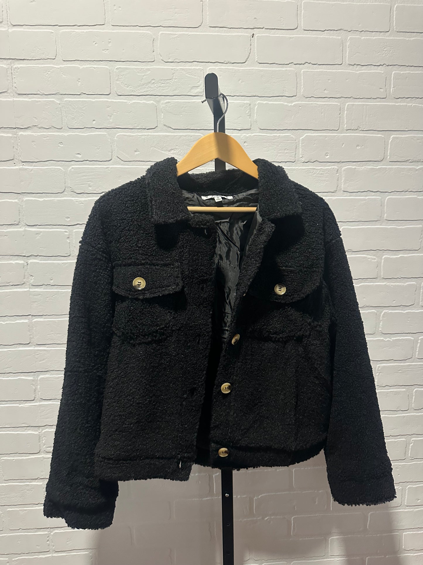 Sherpa Button Front Jacket