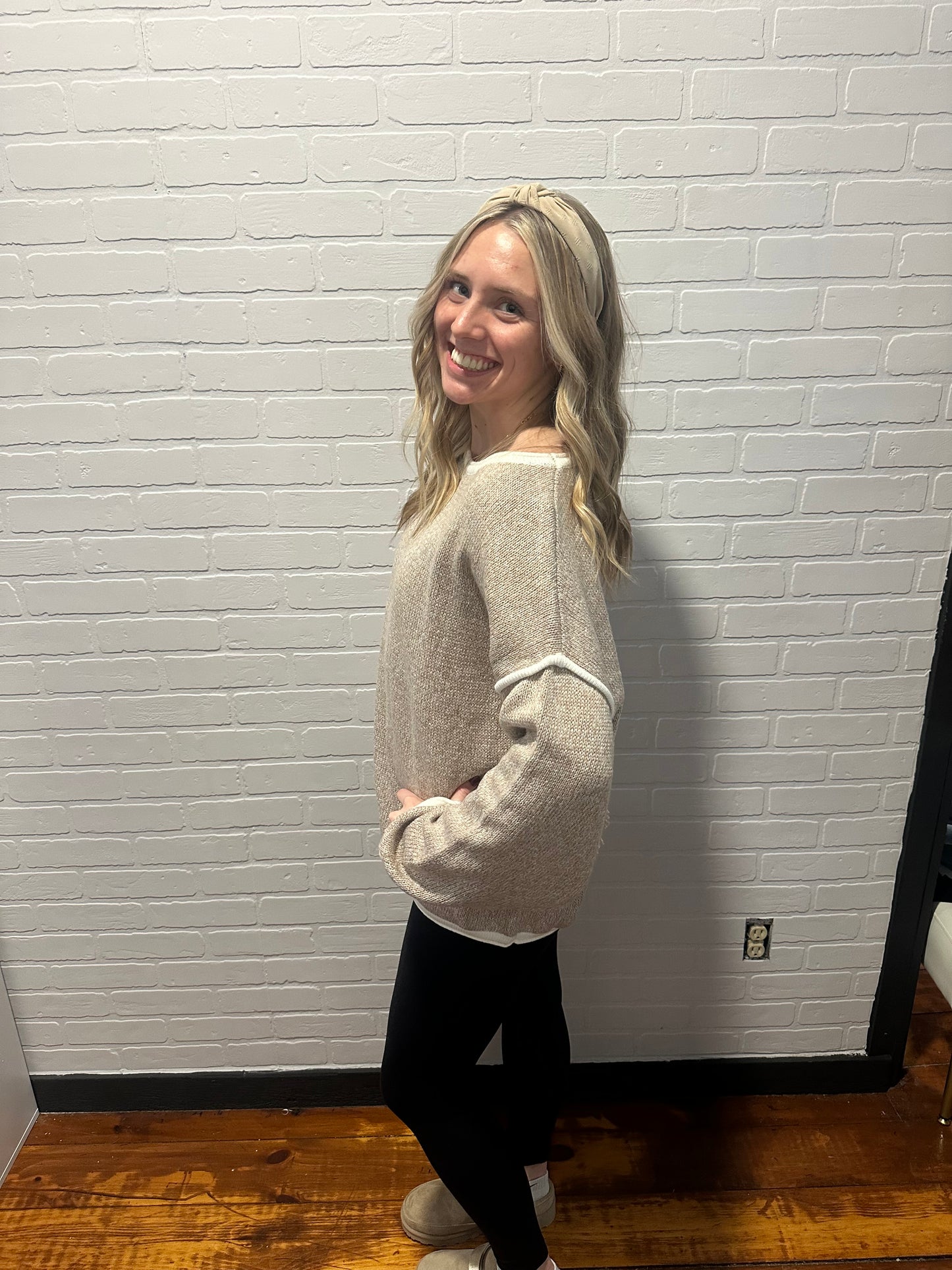 Casual Crew Neck Pullover Sweater