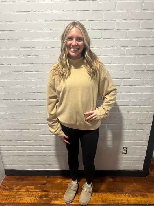 Funnel Neck Sweatshirt