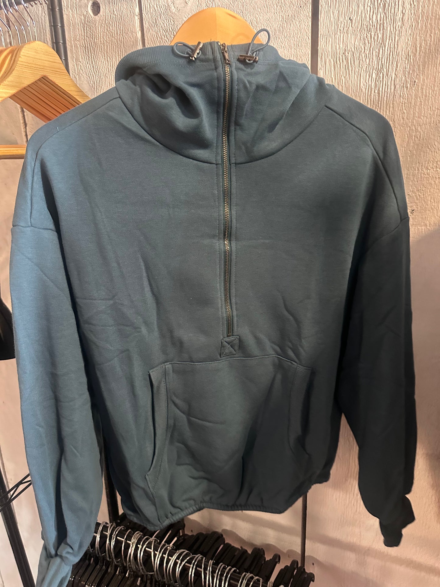Half Zip Pullover Hoodie