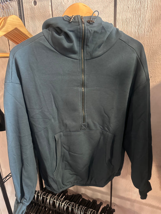 Half Zip Pullover Hoodie